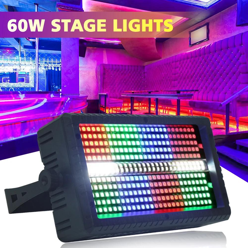 DMX  Ʈ Dj   Ʈκ   ȿ, RGB ȭƮ 8000K 4 Ƽ, 3  1, 60W Mni LED Ʈκ